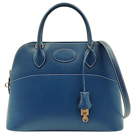 Hermès-Hermès bag Bolide 31 YEAR 2004 In light blue leather-Light blue