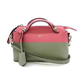 Fendi-Mini sac en cuir By The Way-Rose