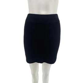 Hermès-HERMES  Skirts T.fr 36 cashmere-Black