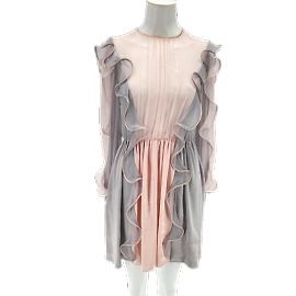 ALBERTA FERRETTI Kleider T.fr 34 Silk Pink
