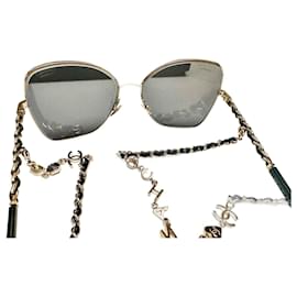 Chanel-Joias com corrente de óculos Chanel-Gold hardware