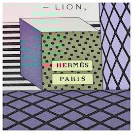 Hermès-Hermes Multi Printed Silk Scarf-Multiple colors