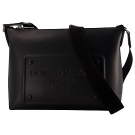 Dolce & Gabbana Borsa a Tracolla Logo - Dolce&Gabbana - Pelle - Nera Nero