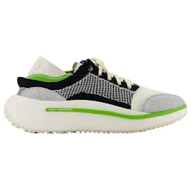 Y3-Qisan Knit Sneakers - Y-3 - Leather - Multicolor-Other,Python print