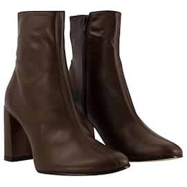 By Far-Vlada Ankle Boots - By Far - Leather - Bear-Brown