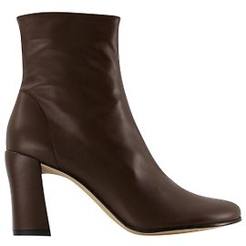 Vlada Ankle Boots - By Far - Leather - Bear Brown