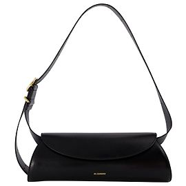 Bolsa Cannolo - Jil Sander - Couro - Preto Preto