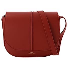 Apc-Betty Crossbody - A.P.C. - Leather - Smoked Red-Red