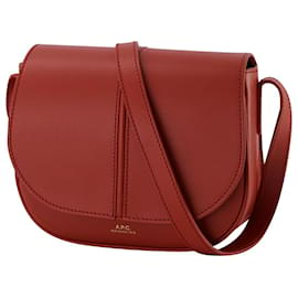 Apc-Betty Crossbody - A.P.C. - Leather - Smoked Red-Red