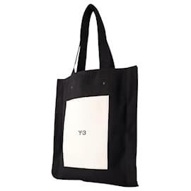 Y3-Lux Tote Bag - Y-3 - Cotton - Black-Black