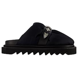 Toga Pulla-AJ1280 Sandals - Toga Pulla - Leather - Black-Black