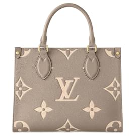 Louis Vuitton-LV Onthego PM bicolore neuf-Gris