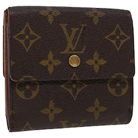 Louis Vuitton-LOUIS VUITTON Monogram Portefeuille Elise Wallet M61654 LV Auth 44081-Monogram