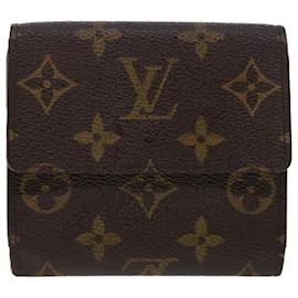 Louis Vuitton-LOUIS VUITTON Monogram Portefeuille Elise Wallet M61654 LV Auth 44081-Monogram