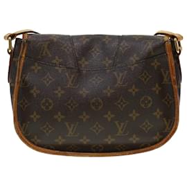 Louis Vuitton-LOUIS VUITTON Monogramm Menilmontant PM Schultertasche M40474 LV Auth 43866-Monogramm