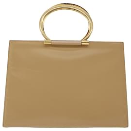 Céline-CELINE Hand Bag Leather 2way Beige Auth 43929-Beige