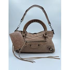 Balenciaga-Brown Lambskin First-Brown
