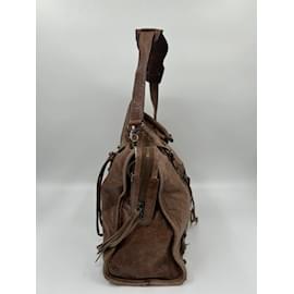 Balenciaga-Brown Leather Balenciaga City-Brown