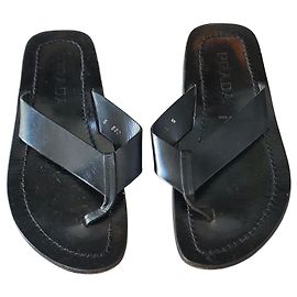 Prada Men Sandals Black