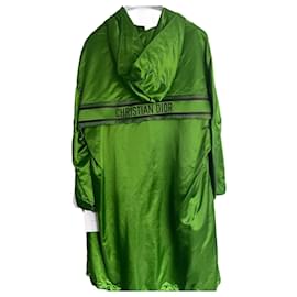 Christian Dior-Manteaux, Vêtements d'extérieur-Vert