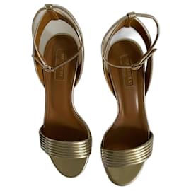 Aquazzura-Sandals-Golden