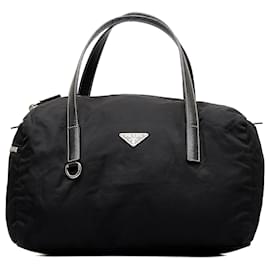 Prada-Prada Black Tessuto Handbag-Black