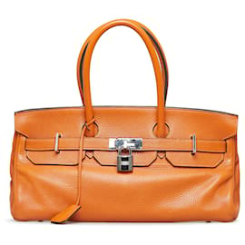 Hermès-Hermes Orange Clemence Birkin JPG 42-Orange