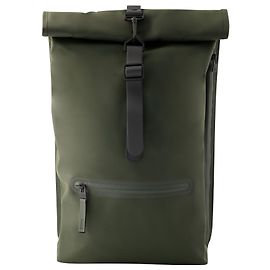 Rolltop-Rucksack – Rains – Synthetisch – Grün Grün