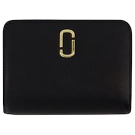 Marc Jacobs-The Mini Compact wallet - Marc Jacobs - Leather - Black-Black