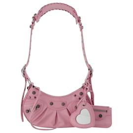 Balenciaga-Le Cagole Shoulder Bag - Balenciaga - Leather - Pink-Pink