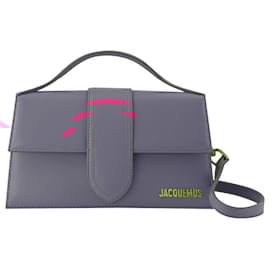 Jacquemus-Le Grand Bambino Bag - Jacquemus - Leather - Neon Pink-Pink