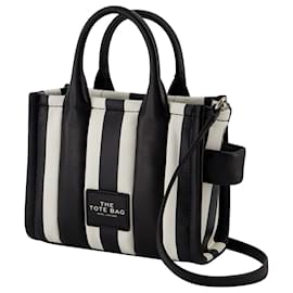 Marc Jacobs-The Micro Tote - Marc Jacobs - Cuero - Negro-Negro