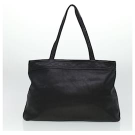 Autre Marque-BOTTEGAVENETA Shoulder Hand Bag Leather 2Set Black Auth bs5812-Black