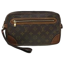 Louis Vuitton-LOUIS VUITTON Monogramm Marly Dragonne GM Clutch Bag M.51825 LV Auth 44312-Monogramm