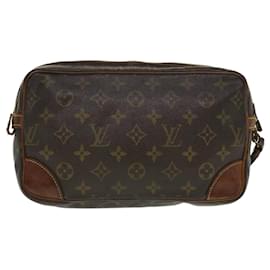 Louis Vuitton-LOUIS VUITTON Monogramm Marly Dragonne GM Clutch Bag M.51825 LV Auth 44312-Monogramm
