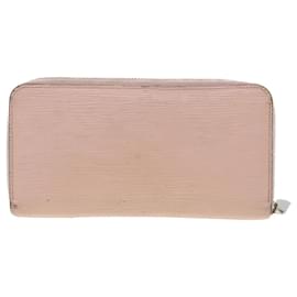 Louis Vuitton-LOUIS VUITTON Epi Zippy Wallet Long Wallet Rose Valerine M61863 LV Auth 43984-Other