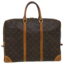Louis Vuitton-LOUIS VUITTON Monograma Porte Documentos Voyage Business Bag M53361 Autenticação de LV 44117-Monograma