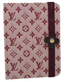 Louis Vuitton-LOUIS VUITTON Monogram Mini Carnet MM Note Cover Red Cherry R20835 LV Auth 44488-Red,Other