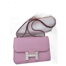 Hermès-Hermes Konstanz 18 Epsom-Pink