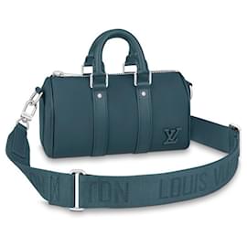 Louis Vuitton-LV Keepall XS azul Aerogram novo-Azul