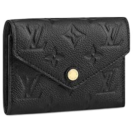 Louis Vuitton-LV Victorine wallet black-Black