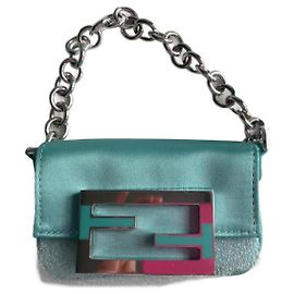 Fendi x Tiffany & Co. NanoBaguete Turquesa