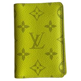 Louis Vuitton-Louis vuitton organizador de bolso-Amarelo