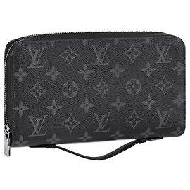 Louis Vuitton Zippy XL Monogramma Eclipse Grigio in Tela Grigio