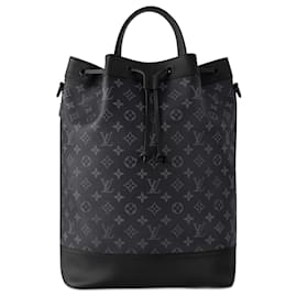 Louis Vuitton-Mochila LV Maxi Noe eclipse-Gris