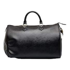 Louis Vuitton-Louis Vuitton Epi Speedy 35 Leather Handbag M42992 in Good condition-Black