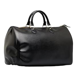 Louis Vuitton-Louis Vuitton Epi Speedy 35 Leather Handbag M42992 in Good condition-Black