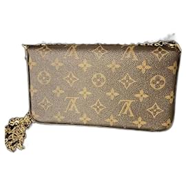 Louis Vuitton-Louis Vuitton felicie pochette love notes edition-Brown