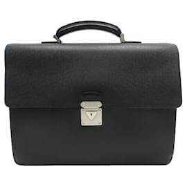 Louis Vuitton-LOUS VUITTON BAG BAG NEO ROBUSTO M32659 TAIGA LEATHER BRIEFCASE-Black