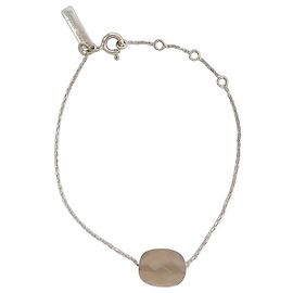 PULSEIRA MORGANNE BELLO ALMOFADA FRIADISE OURO BRANCO 14-17 COLAR DE QUARTZO Dourado